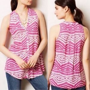 Geometric Maeve Anthropologie blouse